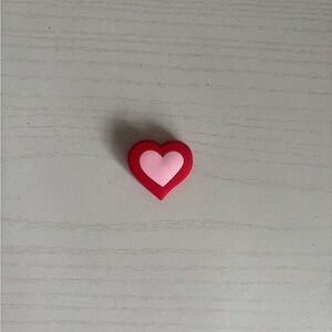 Heart-Shaped Pink and Red Accessory